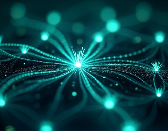 Abstract visualization of neural networks and predictive data flow